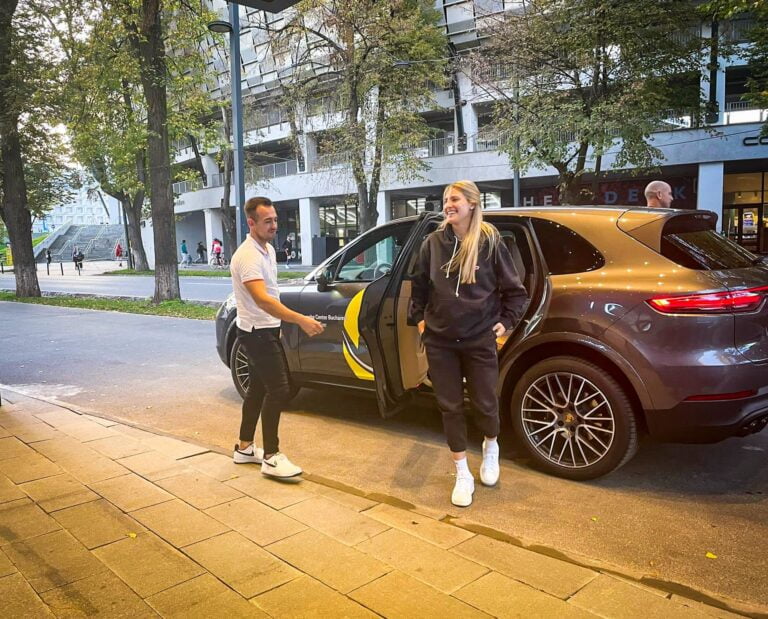 Eugenie Bouchard a ajuns miercuri la Cluj. Ea va participa la Transylvania Open WTA250