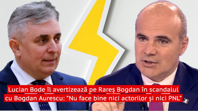 VIDEO| Lucian Bode îl avertizează pe Rareș Bogdan în scandalul cu Bogdan Aurescu: ”Nu face bine nici actorilor și nici PNL”
