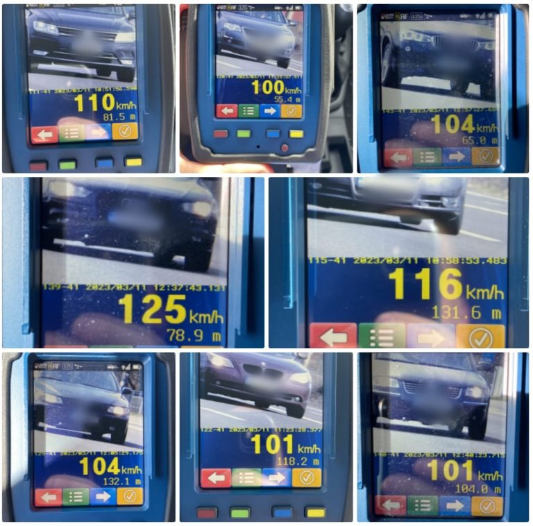 Șapte șoferi vitezomani, lăsați fără permis de polițiștii clujeni în zona Jucu