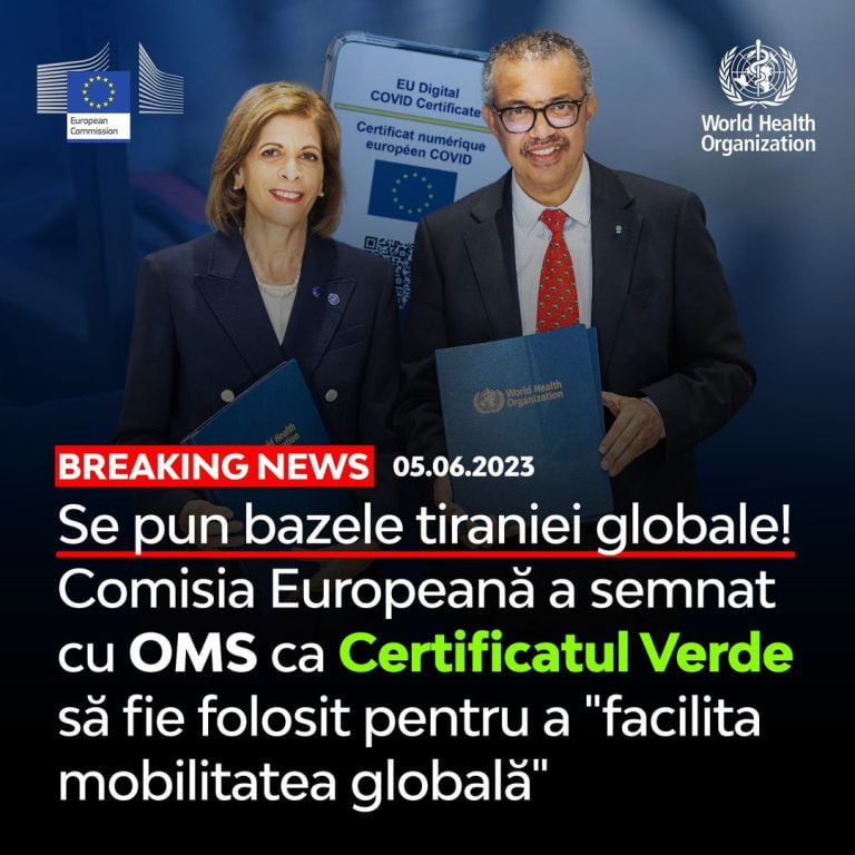 România este partener în proiectul-pilot european prin care Comisia Europeană și OMS vor că Certificatul Verde să fie folosit pentru a „facilita mobilitatea globală”