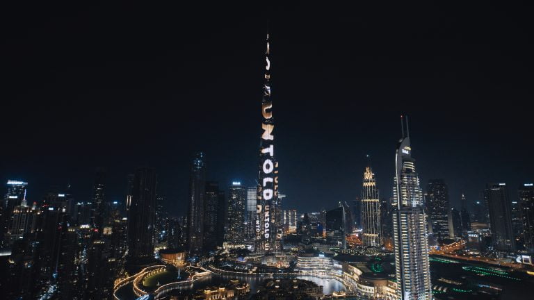 FOTO/Untold Dubai, în februarie 2024. Armin van Buuren a mixat la etajul 149 al Burj Khalifa, cea mai înaltă clădire din lume