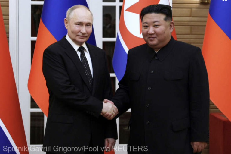 Vladimir Putin și Kim Jong-un au semnat un acord de parteneriat strategic