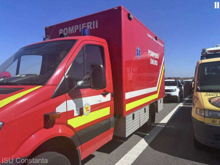 Accident grav pe Autostrada A4. Codul roșu a fost activat