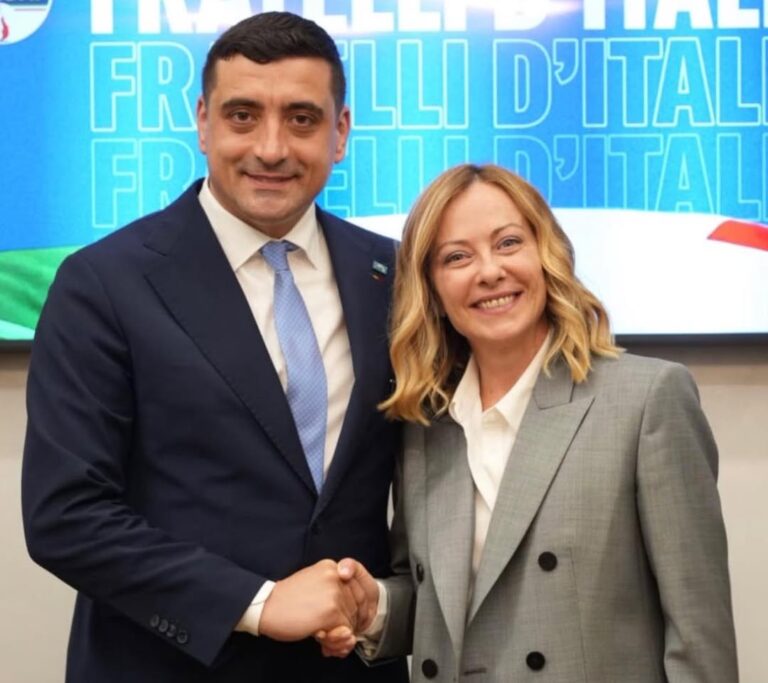 George Simion s-a întâlnit cu Giorgia Meloni la Roma: „Avem prieteni, avem aliați, dar cel mai important e că îl avem pe Dumnezeu!”