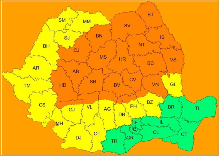 Vin ploile după caniculă! Avertismentul meteorologilor pentru județele din Transilvania