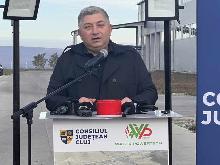 Alin Tișe: „Clujul produce lumină din gunoi printr-o tehnologie 100% românească.”