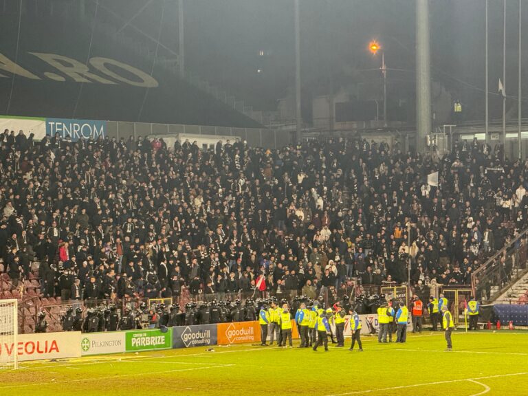 Jandarmeria, informații după incidentele de la derby: ce amenzi au fost aplicate
