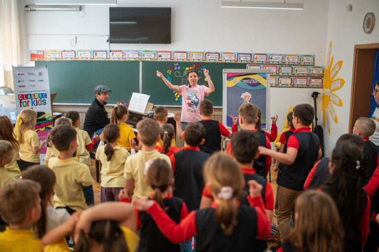 Classic for Kids revine cu 22 de concerte și ateliere muzicale adaptate copiilor, în 7 județe din România