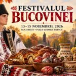 Festivalul Bucovinei, București, 13–15 noiembrie 2026. Ilustrație AI.